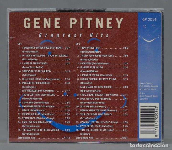 CDs de m&uacute;sica: 2 CD. GENE PITNEY. GREATEST HITS - Foto 2