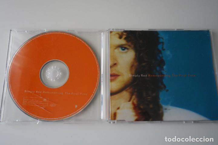 CDs de m&uacute;sica: SIMPLY RED: Remembering The First Time. CD SINGLE ALEM&Aacute;N. 4 TEMAS - Foto 1