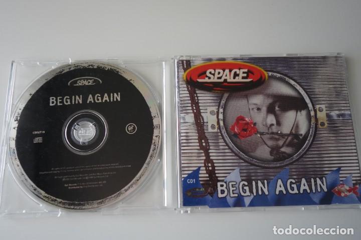CDs de m&uacute;sica: SPACE: Begin Again. CD SINGLE UK PARTE 1. 4 TEMAS. BRITPOP - Foto 1