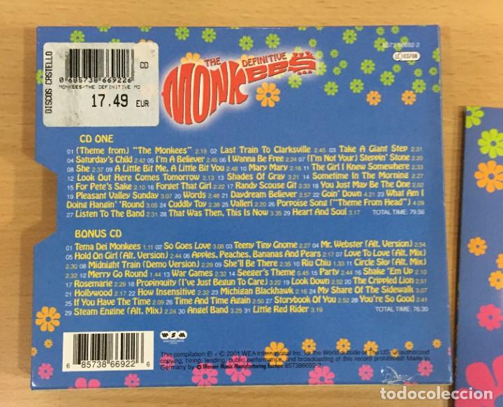CDs de m&uacute;sica: DOBLE CD EDICI&Oacute;N LIMITADA - THE DEFINITIVE MONKEES (2001) - Foto 5