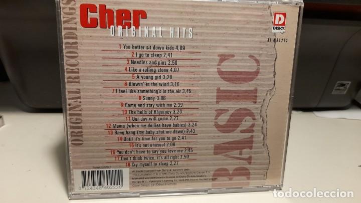 CDs de m&uacute;sica: CD CHER : ORIGINAL HITS ( 18 TRACKS ) - Foto 2