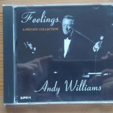 CDs de Música: CD ANDY WILLIAMS - FEELINGS - A PRIVATE COLLECTION (5A). Lote 362721750