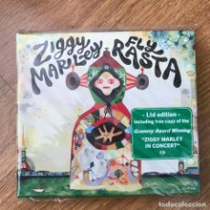 CDs de Música: ZIGGY MARLEY - FLY RASTA + IN CONCERT - CD DOBLE CAJA TUFF GONG 2014 NUEVO. Lote 362722580