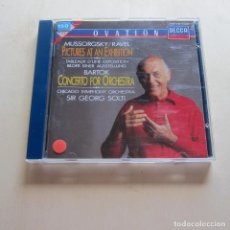 CDs de Música: MUSORGSKY/RAVEL.PICTURES AT AN EXHIBITION. BARTOK. CONCERTO FOR ORCHESTRA - SOLTI (DECCA) CD