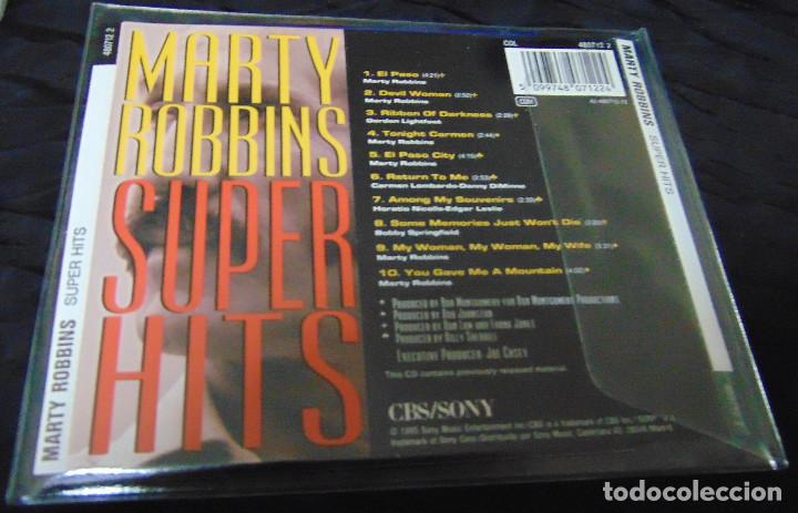 CDs de m&uacute;sica: Marty Robbins &ndash; Super Hits - CD 1995 - Foto 2