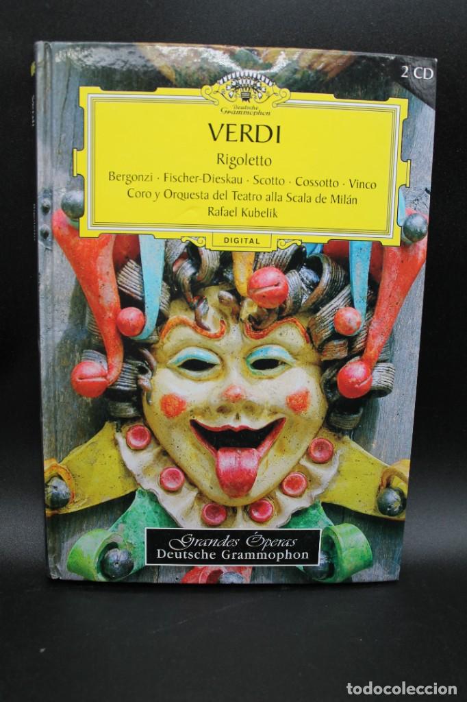 CDs de m&uacute;sica: VERDI RIGOLETTO DEUTSCHE GRAMMOPHON 2 CD - Foto 1