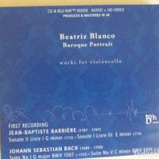 CDs de Música: BEATRIZ BLANCO - BAROQUE PORTRAIT (CD + BLURAY DE AUDIO). VER CONTENIDO EN LAS FOTOS ADJUNTAS. Lote 362749965