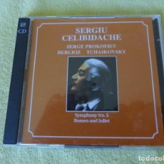 CDs de Música: SERGIO CELIBIDACHE (2 CD'S) VER CONTENIDO EN LAS FOTOS ADJUNTAS. Lote 362755875