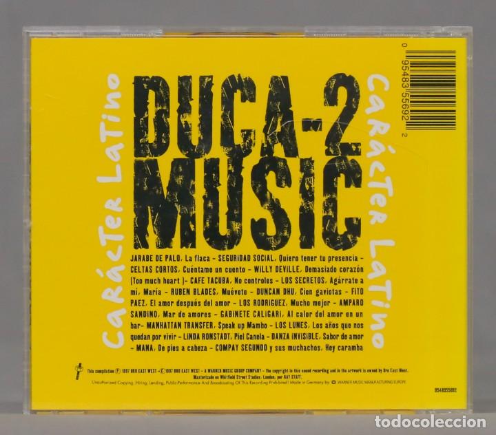 CDs de m&uacute;sica: CD. Car&aacute;cter Latino. Duca-2 Music - Foto 2