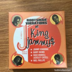 CDs de Música: JOHNNY OSBOURNE, BARRY BROWN... - ROOTSMAN VIBRATIONS AT KING JAMMYS - CAJA 4 CDS VP 2013 NUEVA. Lote 362785480