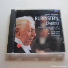 CDs de Música: RUBINSTEIN - BRAHMS. CONCIERTO Nº1 PARA PIANO (DECCA) CD