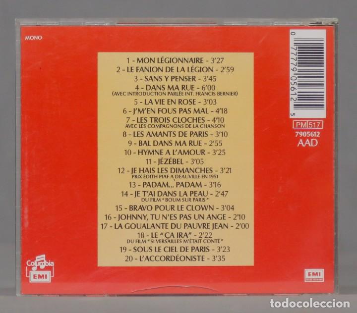 CDs de m&uacute;sica: CD. Edith Piaf. - 25e Anniversaire. VOL. 1 - Foto 2