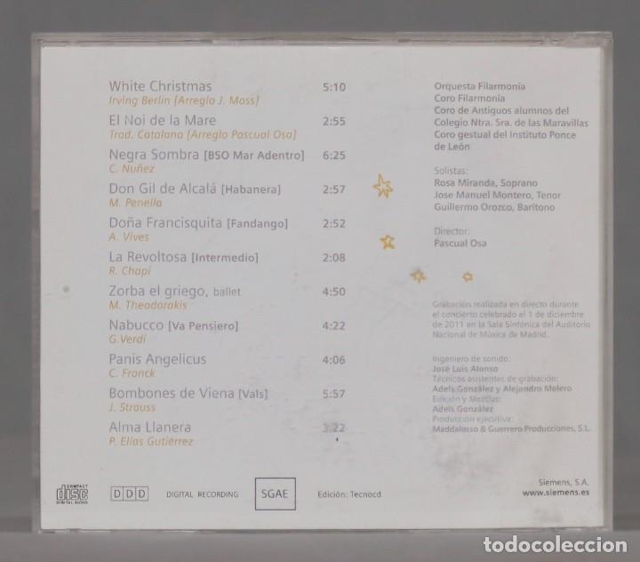 CDs de m&uacute;sica: CD. SIEMENS. CONCIERTO DE NAVIDAD. 2011 - Foto 2