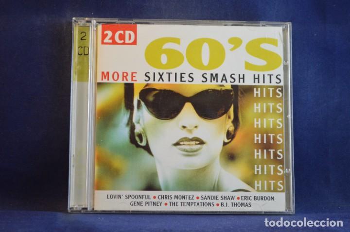 CDs de m&uacute;sica: VARIOUS - MORE SIXTIES SMASH HITS - 2 CD - Foto 1