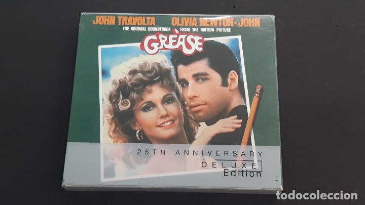 CDs de Musique: 2 CD + LIBRETO - CARTON CON FUNDA PLASTICO - GREASE - 25TH ANNIVERSARY - DELUXE EDITION