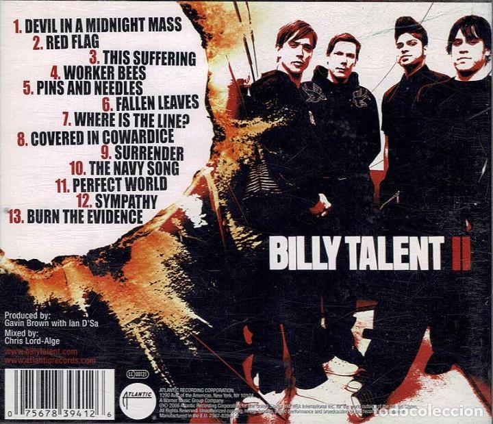 CDs de m&uacute;sica: Billy Talent - Billy Talent II. CD - Foto 2