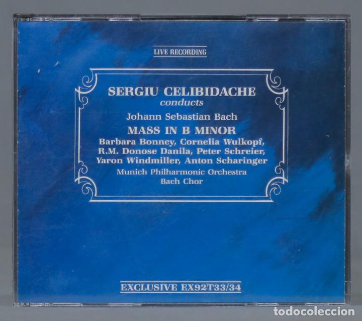 CDs de m&uacute;sica: 2 CD. Mass in B minor. Celibidache. BACH - Foto 2