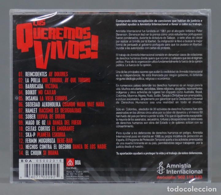 CDs de m&uacute;sica: 2 CD. Los Queremos Vivos. PRECINTADO - Foto 2