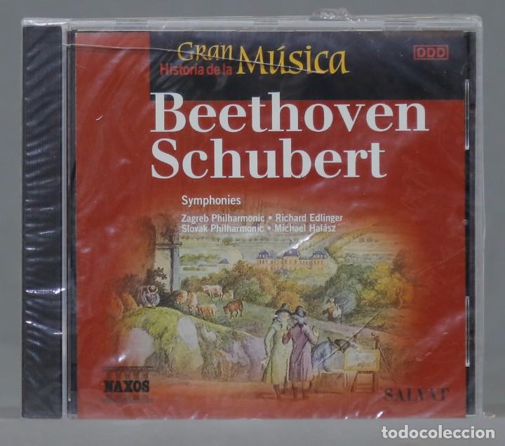 CDs de m&uacute;sica: CD. BEETHOVEN. SCHUBERT. SYMPHONIES. PRECINTADO - Foto 1