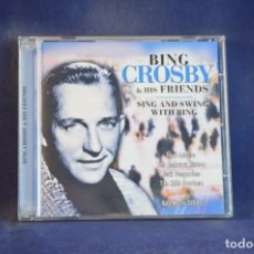 CDs de Música: BING CROSBY & HIS FRIENDS - SING AND SWING WITH BING - 2 CD. Lote 363073635