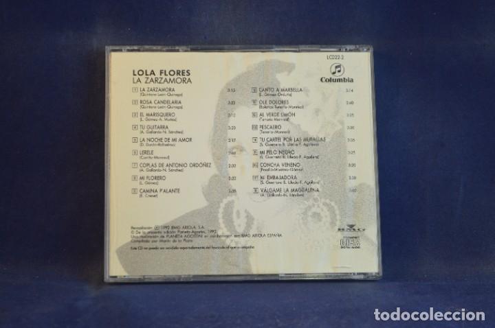 CDs de m&uacute;sica: LOLA FLORES - LA ZARZAMORA - CD - Foto 2
