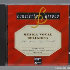 CDs de Música: CD. MUSICA VOCAL RELIGIOSA. CONCIERTO BARROCO. Lote 363082950