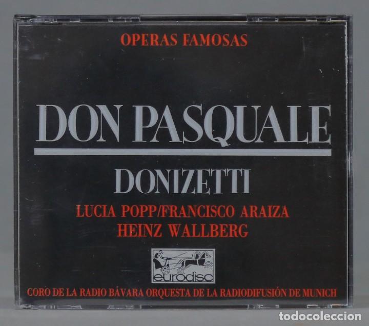 CDs de m&uacute;sica: 2 CD. DON PASQUALE. DONIZETTI - Foto 1