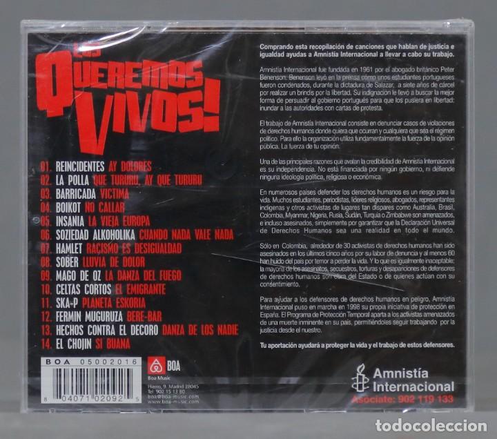 CDs de m&uacute;sica: 2 CD. Los Queremos Vivos. PRECINTADO - Foto 2