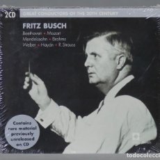 CDs de Música: 2 CD. FRITZ BUSCH, BEETHOVEN, MOZART, MENDELSSOHN, BRAHMS, WEBER, HAYDN, R.STRAUSS. PRECINTADO. Lote 363083895