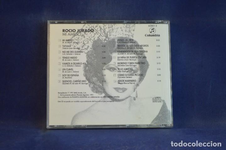 CDs de m&uacute;sica: ROCIO JURADO - MI AMIGO Y OTROS &Eacute;XITOS - CD - Foto 2