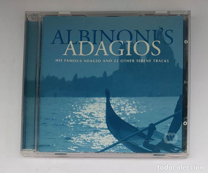 Musik-CDs: AGAGIOS. ALBINONI'S. HIS FAMOUS ADAGIO AND OTHER 22 SERENE TRACKS. CD. TDKCD198