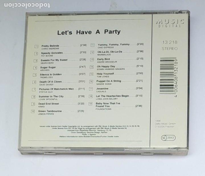 CDs de m&uacute;sica: LETS HAVE A PARTY. CD. TDKCD198 - Foto 2