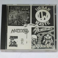 CDs de Música: THE MOB. URBAN WASTE ANTIDOTE THE ABUSED UPSET THE SYSTEM POLICE BRUTALITY. CD. TDKCD199. Lote 363113410