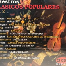 CDs de Música: CD. MAESTROS CLÁSICOS POPULARES. VOL 2. CHOPIN, BOCHERINI, MUSSORGSKY, GRIEG, SCHUMANN, OFFENBACH…. Lote 363149235