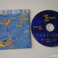 CDs de Música: FOREIGNER: UNTIL THE END OF TIME. CD SINGLE. 2 TEMAS. Lote 363151100