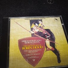 CDs de Música: ERICH WOLFGANG KORNGOLDM - THE ADVENTURES OF ROBIN HOOD - CD. Lote 363155660