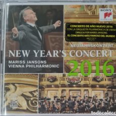 CDs de Música: CD DOBLE - MARISS JANSONS, WIENER PHILARMONIKER - NEW YEAR'S CONCERT 2016 PRECINTADO. Lote 363169155