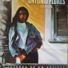 CDs de Música: CD DOBLE + DVD - ANTONIO FLORES - 10 AÑOS (LA LEYENDA DE UN ARTISTA) 2006 NUEVOS. Lote 363170550