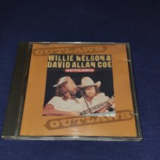 CDs de Música: WILLIE NELSON & DAVID ALLAN COE OUTLAWS. Lote 363485695