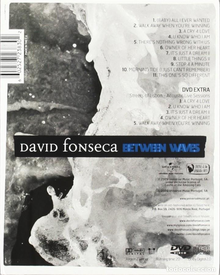 CDs de m&uacute;sica: David Fonseca &lrm;&ndash; Between Waves - CD+DVD - Foto 2