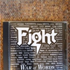 CDs de Música: FIGHT , WAR OF WORDS , (JUDAS PRIEST) , CD 1993 USA , ESTADO IMPECABLE. THRASH METAL. Lote 363526335