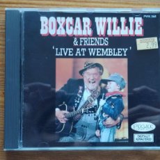 CDs de Música: CD BOXCAR WILLIE & FRIENDS - LIVE AT WEMBLEY (HR). Lote 363634300