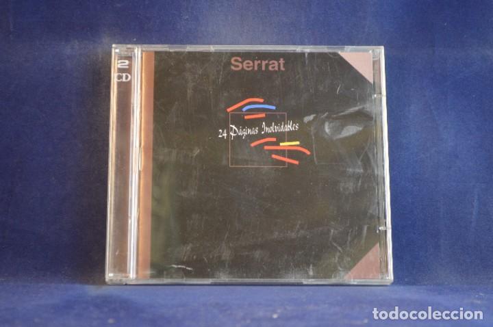 CDs de m&uacute;sica: SERRAT - 24 P&Aacute;GINAS INOLVIDABLES - 2 CD - Foto 1