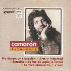 CDs de Música: CAMARON - ANTOLOGIA (6 TEMAS, CDSINGLE CARTON PROMO, MERCURY RECORDS 1996). Lote 363740735