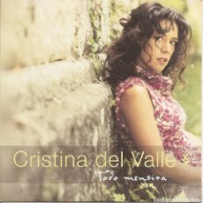 CDs de Música: CRISTINA DEL VALLE - TODO MENTIRA COTI - (CDSINGLE CARTON PROMO, EMI 2001). Lote 363748685
