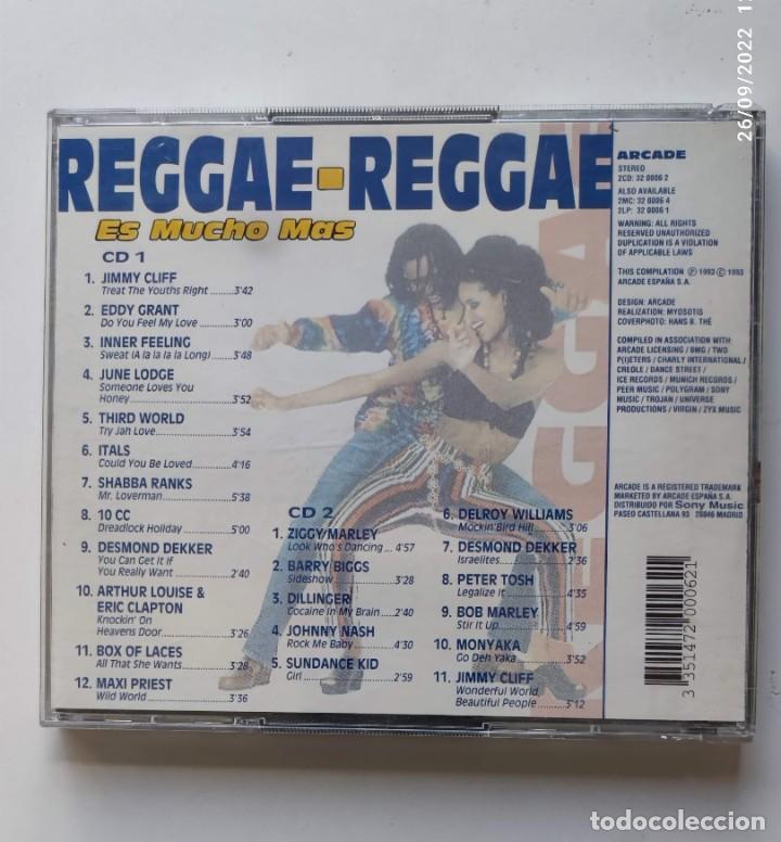 CDs de m&uacute;sica: REGGAE-REGGAE, ES MUCHO MAS-CD DOBLE. - Foto 2