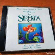 CDs de Música: LA SIRENITA BANDA SONORA EN ESPAÑOL DISNEY CD ALBUM 1991 ESPAÑA HOWARD ASHMAN 20 TEMAS. Lote 363849260
