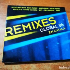 CDs de Música: REMIXES GLOBAL 06 EN CATALA CD ALBUM DIGIPACK 2006 MARC PARROT QUIMI PORTET JENNY EUROVISION ANDORRA. Lote 363850110