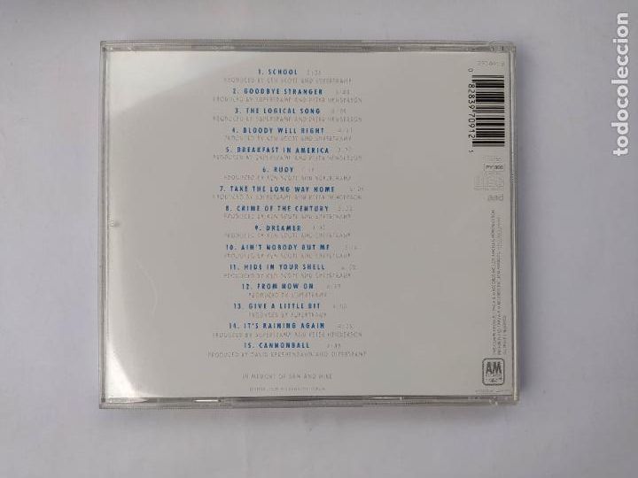 CDs de m&uacute;sica: SUPERTRAMP. DIGITALLY MASTERED. CD. TDKCD201 - Foto 2