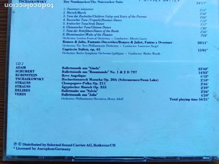 CDs de m&uacute;sica: CD BER&Uuml;HMTE BALLETMUSIK - 2 CDS (012) - Foto 3